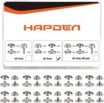 160 pcs snap Buttons,snap Fasteners kit 15mm Stainless Steel Snaps Marine Grade Boat Canvas Snaps,3/8" Socket Metal Snaps for Clothing Leather Boat Cover Fabric (Regular)